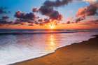 Sunset at Playa Matapalo, Puntarenas Province, Costa Rica Art Print